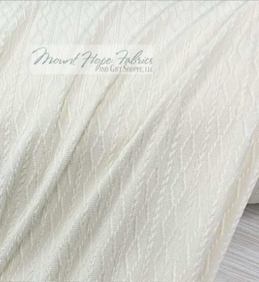 Diamond Knit- Ivory