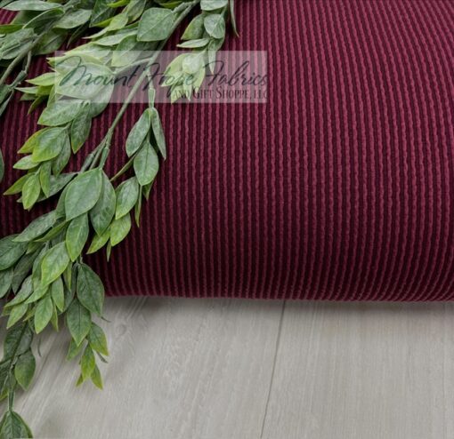 Urban Rib Knit- Wine