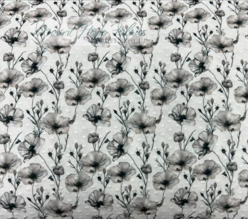 Swiss Dot Knit- Neutral Floral 52 - Image 2