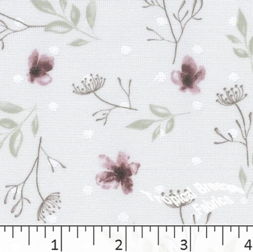 Swiss Dot Floral Knit 573511- Grape Mist