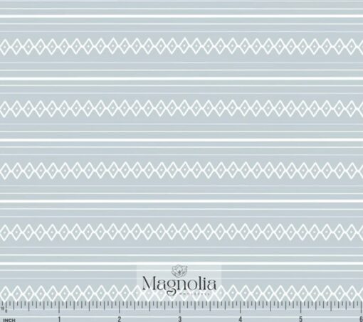 Reign Rib Knit- Minimal Geo Stripe Powder Blue