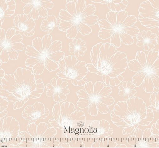 Reign Rib Knit- Serene Blooms Soft Blush