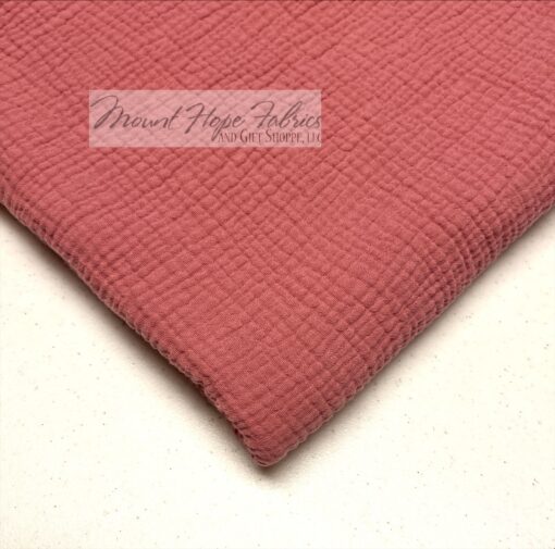 Double Gauze- Mauve