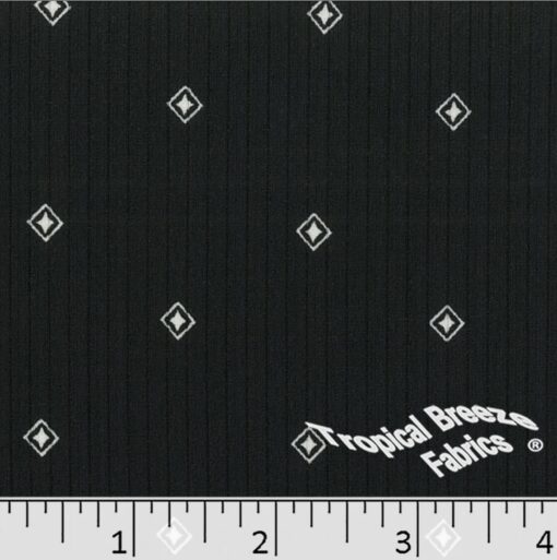 Classic Rib Knit 8513- Black Diamonds