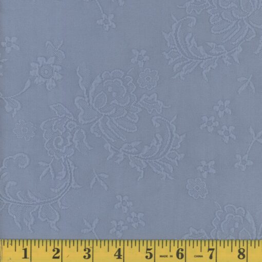 Floral Swirl Knit 8307- Dusty Blue