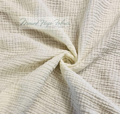 Double Gauze- Ivory - Image 2