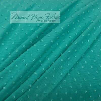 Petite Poly Swiss Dots, Turquoise