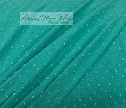 Petite Poly Swiss Dots, Turquoise