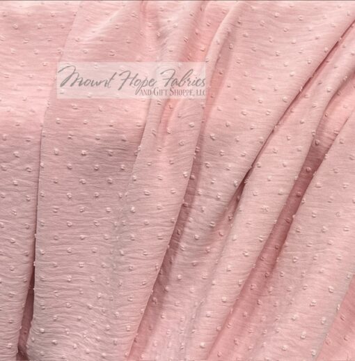 Petite Poly Swiss Dots, Pink