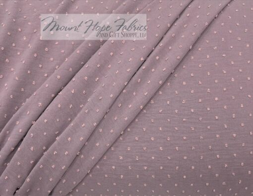 Petite Poly Swiss Dots, Dusty Lavender - Image 2