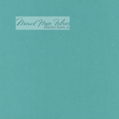 Swiss Crisscross Knit- D. Turquoise