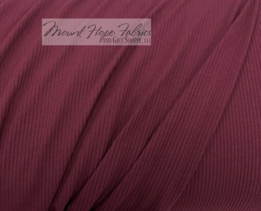 HV Rib Knit 4x2- Burgundy