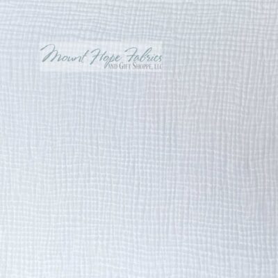 Double Gauze- White