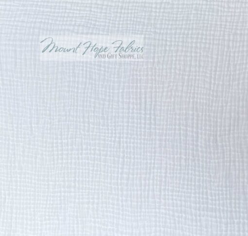 Double Gauze- White