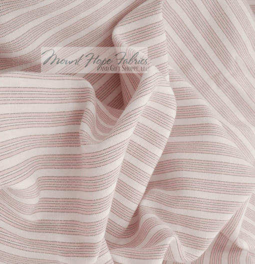 Triple Stripe Poplin- Pink