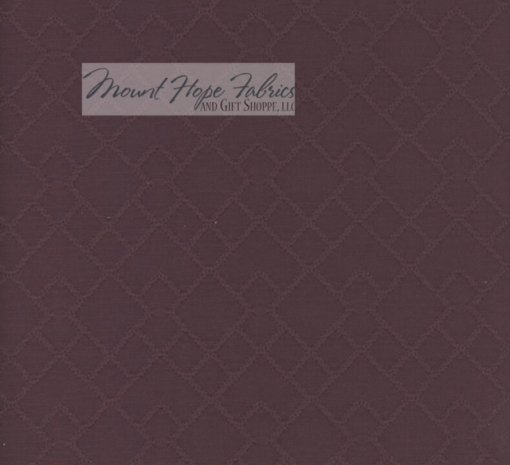 Diamond Jacquard Knit S8203- Italian Plum