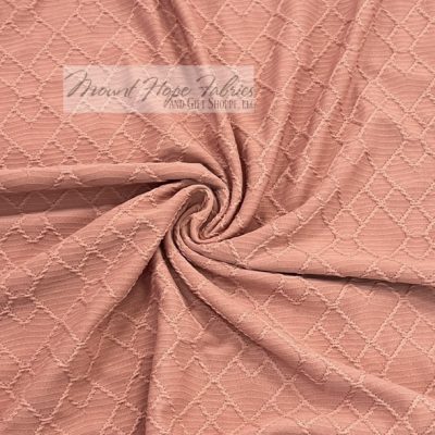 Diamond Jacquard Knit S8203- Cameo