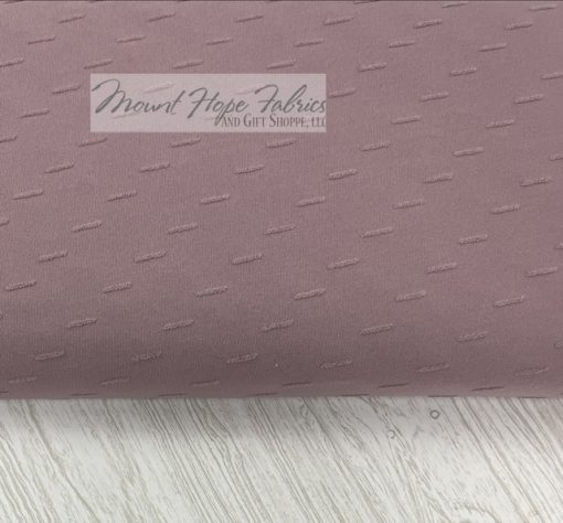 Swiss Step Knit- Mauve