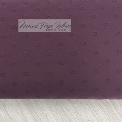 Swiss Circles Knit- Grape