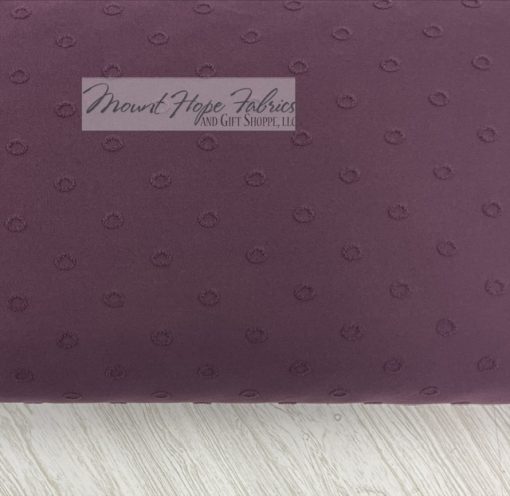 Swiss Circles Knit- Grape