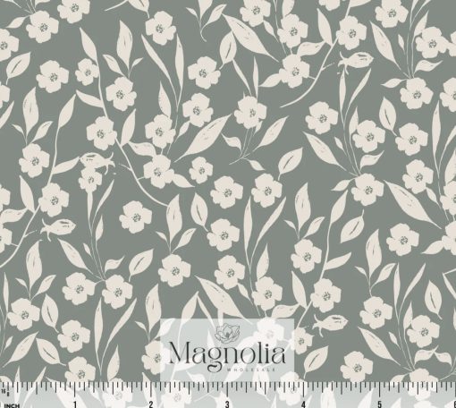 Reign Rib Knit- Pixie Blossom Misty Jade