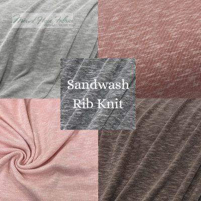 Sandwash Rib Knit
