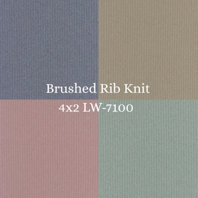 Brushed Rib Knit 4x2 LW-7100