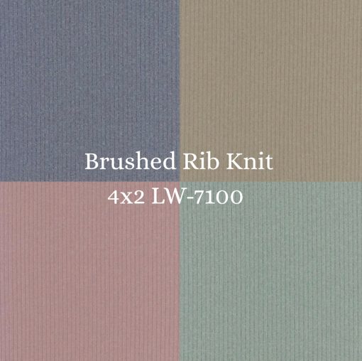 Brushed Rib Knit 4x2 LW-7100