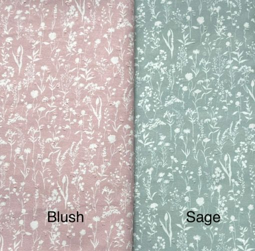 Petite Poly Swiss Dots, Silhouette Floral - Image 2