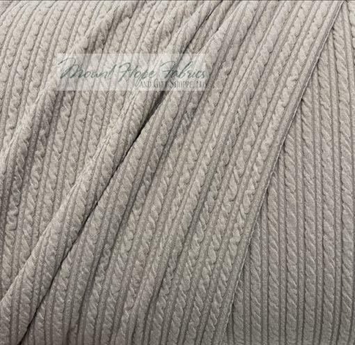 Golden Rib Knit- Mushroom