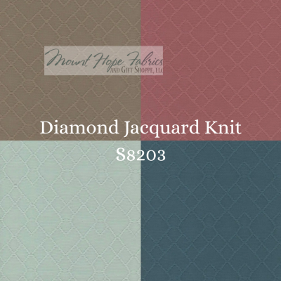 Diamond Jacquard Knit- S8203