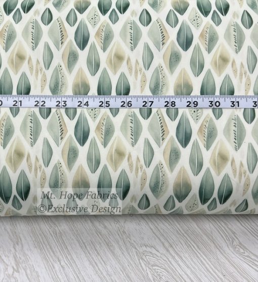Yoga Knit- Abstract Leaves 6256 - Image 2