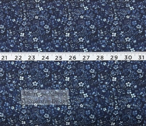 Pineskin Poly- Navy Vintage Floral 6273 - Image 2