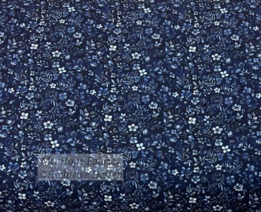 Pineskin Poly- Navy Vintage Floral 6273