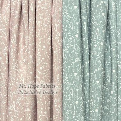 Petite Poly Swiss Dots, Silhouette Floral