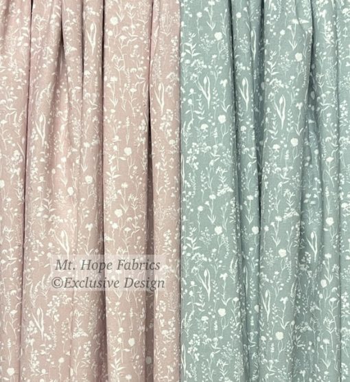 Petite Poly Swiss Dots, Silhouette Floral