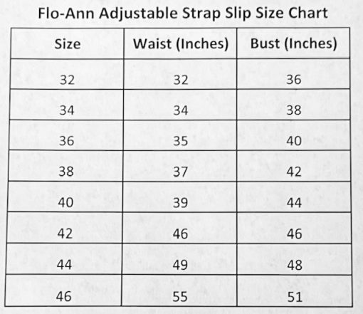 Full Slip w/ Adjustable Straps- 46" Tall - Image 2