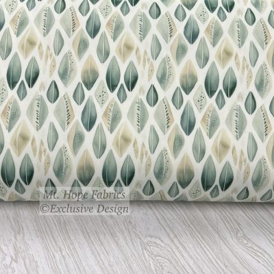 Yoga Knit- Abstract Leaves 6256