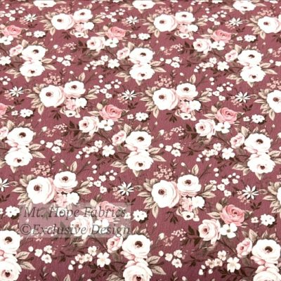Pineskin Poly- Mauve Roses 6259