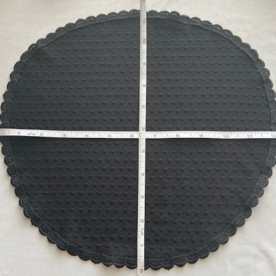Veil- Black Dot Knit 11.5 x 12.5