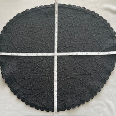 Veil- Black Web Knit 11 x 12