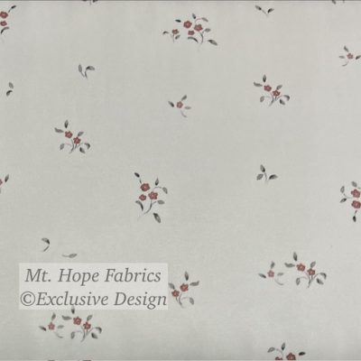 Yoga Knit- Dainty Rust Floral