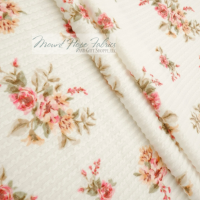 Urban Rib Knit- 547 Ivory Floral