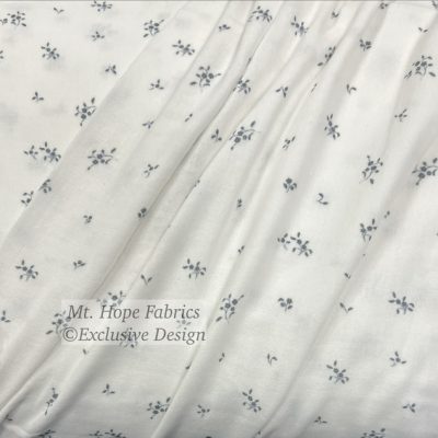Double Gauze- Dainty Blue Floral