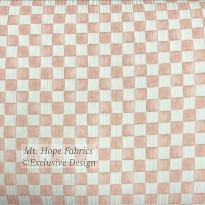 Variegated Poly Rib Knit- Blush Checkerboard