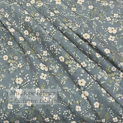 Pineskin Poly- Sage/Cream Floral 6257