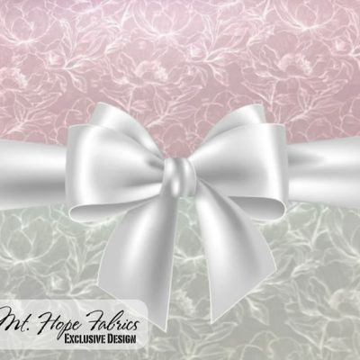 Poly Swiss Dot- Sketched Peonies