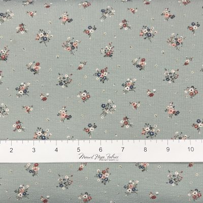 Anna Kate Pebble Stone Knit- Gretchen Floral Sage