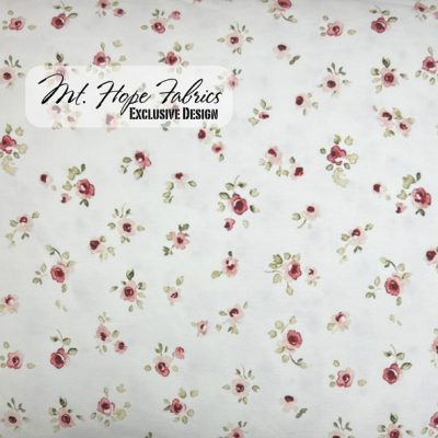 Cotton Spandex Knit- Pink Roses