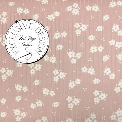 Wide Rib Knit- Blush Vintage